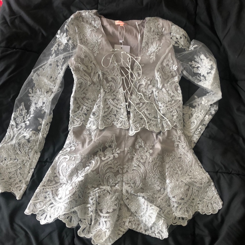 2 Pc. Silver Embroidery Set